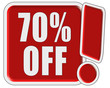 !-Schild rot quad 75 % OFF