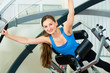 Patientin bei der Physiotherapie