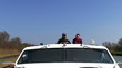 Video: Men driving the boat, closeup Men driving the boat, closeup