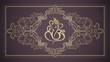 Ganesha, Hindu wedding card, royal Rajasthan, India