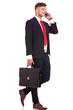 very busy business man