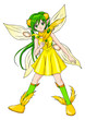 Fantasy illustration of a pixie