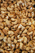 Smoked cashews in a market