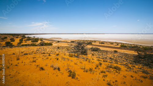 Photo: dry lake Australia dry lake Australia