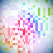 Abstract colorful tile background