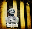 Busto di Giuseppe Verdi al Teatro Massimo di Palermo, Italia.