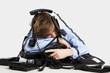 wrapped in telephones