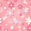 Pink Seamless Pattern With Flo...