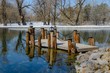 bridge on the pond