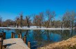 bridge on the pond