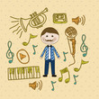 hipster illustration