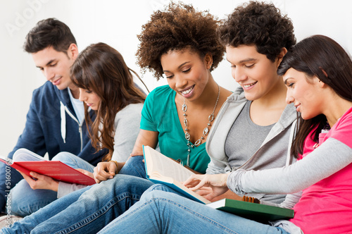 Photo: Friends Studying Together Friends Studying Together