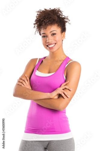 Photo: Portrait Of Athletic Woman Portrait Of Athletic Woman
