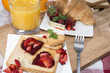 Toast with Strawberry Jam