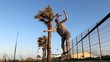 Slackline jump