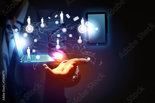 Photo: Touch screen computer device Touch screen computer device