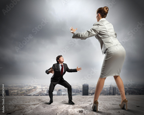 Photo: Business dispute Business dispute