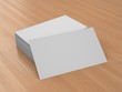 Business cards blank mockup