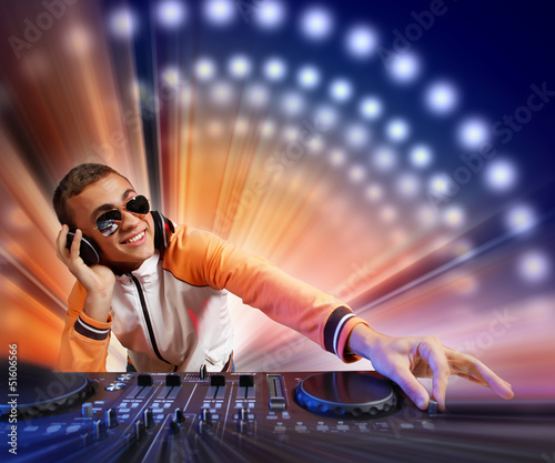 Photo: dj and mixer dj and mixer