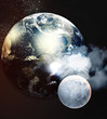 Image of planets in space