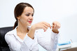 Young businesswoman in the office
