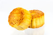 moon cake on white background