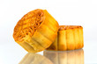 moon cake on white background
