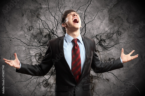Photo: businessman in anger businessman in anger
