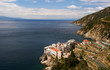 Grigoriou Monastery, Mount Athos Greece, view from above
