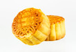 moon cake on white background