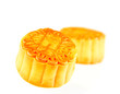 moon cake on white background