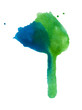 Spilled paint on paper