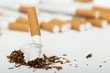 Crumpled cigarette