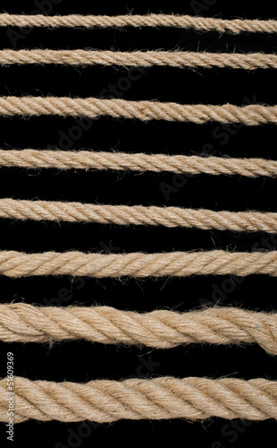 Photo: Close up hemp rope Close up hemp rope