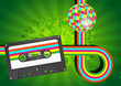 audiocassette graphic