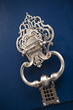 Photo: Heurtoir, porte, immobilier, Bordeaux, maison, métal, riche Heurtoir, porte, immobilier, Bordeaux, maison, métal, riche
