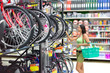 Photo: woman buys a bike shop woman buys a bike shop