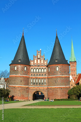 Photo: Lübecker Holstentor Hochformat Lübecker Holstentor Hochformat