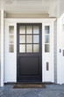 Front door of an upscale home