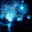 Celebratory bright firework