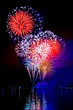 Celebratory bright firework