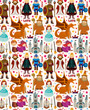 seamless Fairy tale pattern