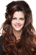 Photo: Woman with long brown hairs Woman with long brown hairs
