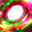 Tech design circles with banner