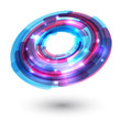 Vector: Tech design UFO on white background Tech design UFO on white background