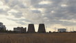 cooling towers of an energy station