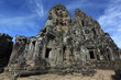 Giant face at Bayon castle in Cambodia