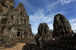 Giant face at Bayon castle in Cambodia