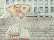 Young beautiful  woman