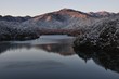 Photo: 朝焼けの宮ヶ瀬湖 朝焼けの宮ヶ瀬湖
